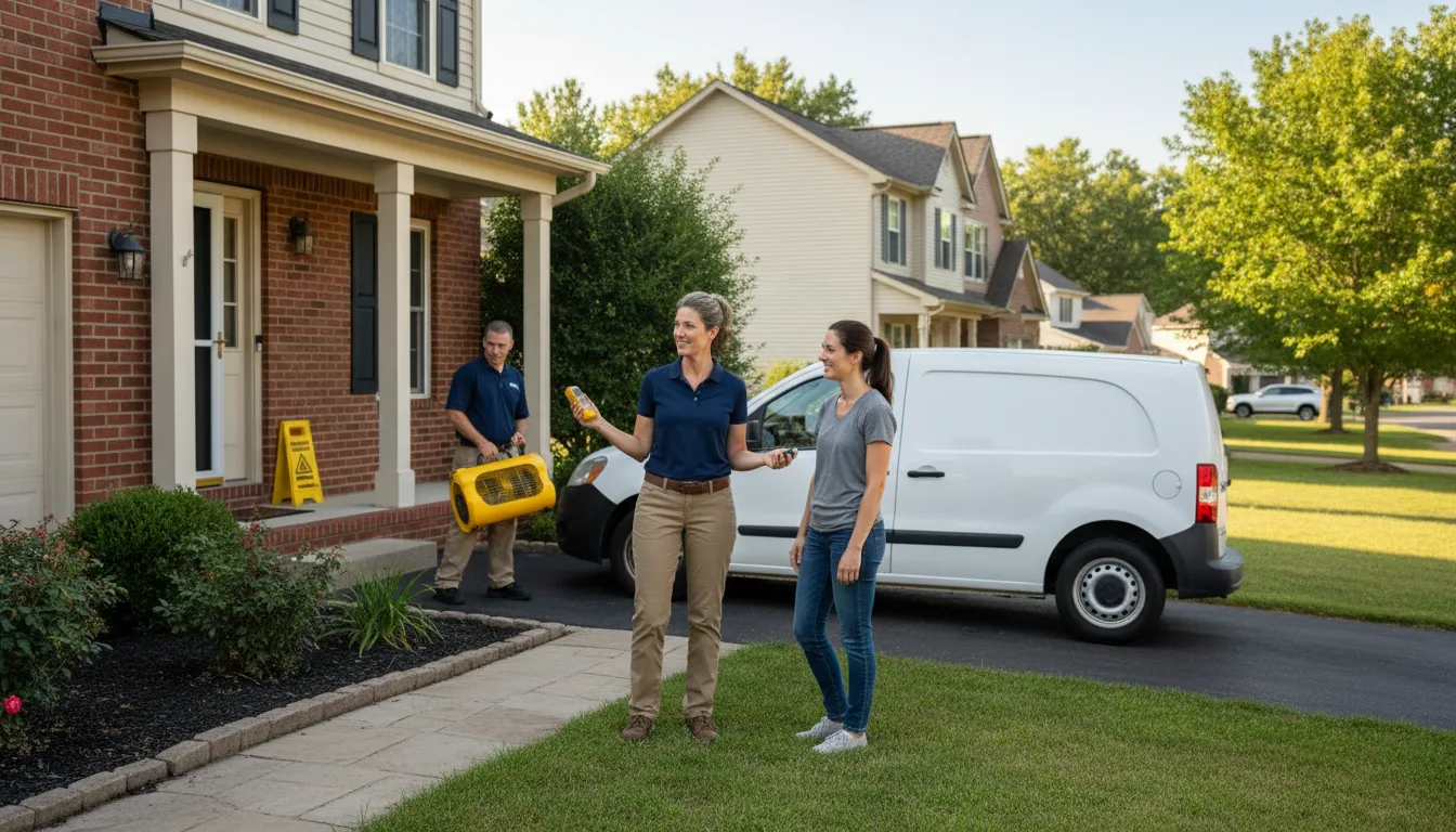 Water restoration image for Dehumidification And Cleanup Services in Pennsboro, WV